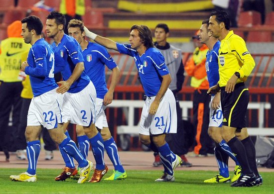 欧预赛-意大利1-1塞尔维亚 尤文悍将演处子球