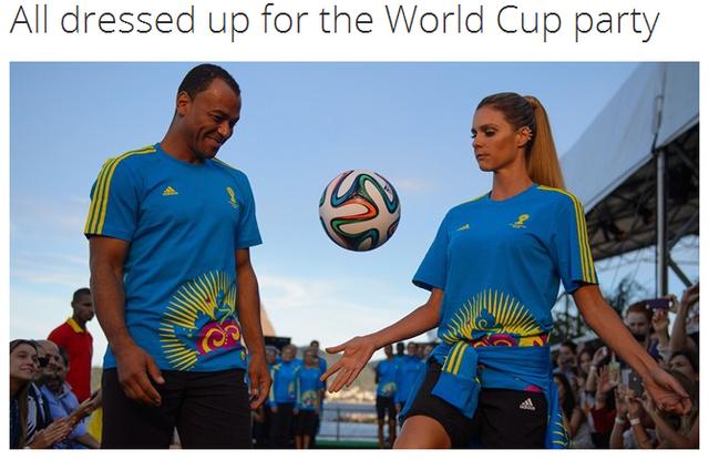 巴西世界杯志愿者服装发布 激情大气上档次