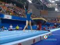 视频：体操女子全能 加柳林娜跳马干净利落