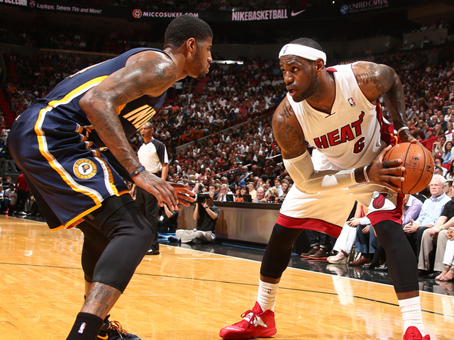 步行者第三节崩盘 詹姆斯36分热火返东部第一