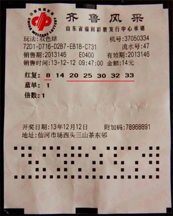 彩民长买不中已麻木 中750万半月才发现(图)
