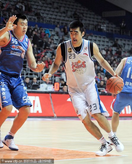 惨败夜上海也有安慰 2米21高人1数据傲世联盟