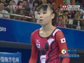 视频：体操女团决赛 日本选手第二跳出色