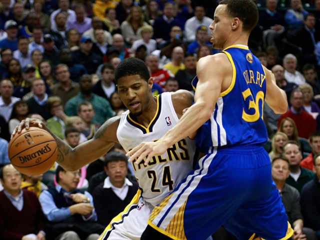 21日腾讯视频直播勇士VS步行者 萌神狙击乔治