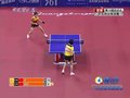 视频：乒球女单决赛 李晓霞反拉成功扳回一局