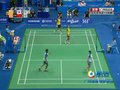 视频集锦：羽球混双1/4决赛中韩对决