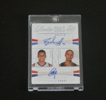 球星卡第109期:格里芬库里新秀联合签字卡