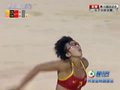 视频：女子沙排决赛 薛晨/张希强力进攻
