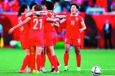 中国女足2-2逼平新西兰 晋级加拿大世界杯16强