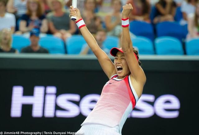 澳网 张帅 爆冷战胜 世界第二  获大满贯正赛首胜