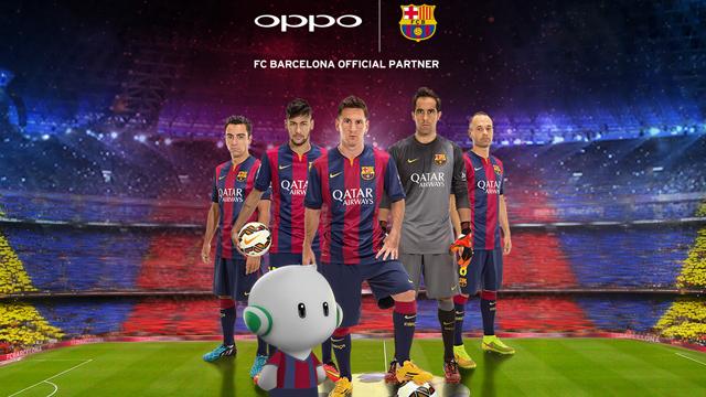 OPPO,巴塞罗那足球俱乐部新全球合作伙伴