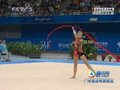 视频：艺术体操个人全能 哈萨克选手完成带操