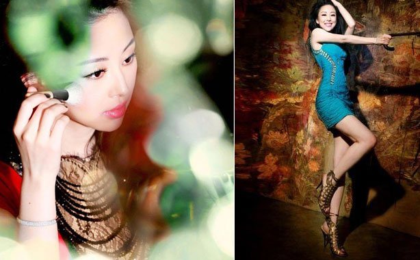 潘晓婷圣诞唯美写真图片