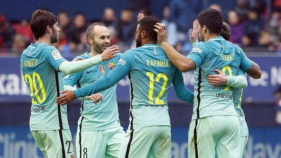 巴萨挑战新年首场客场胜利