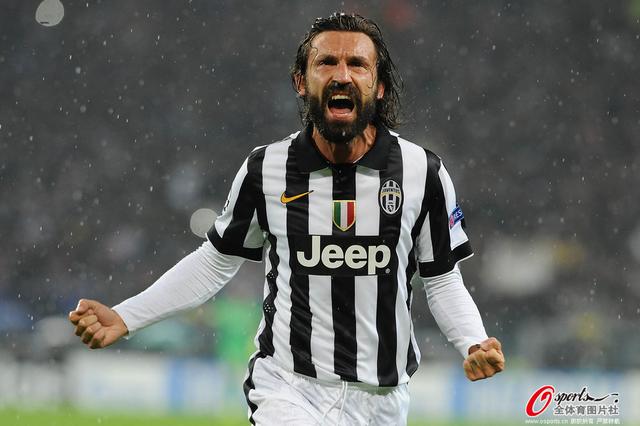 欧冠-尤文3-2主场6连胜 皮尔洛百场入世界波