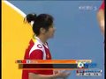 视频：女子手球决赛 中国队吊内线轻松得分