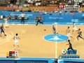 视频：男篮小组赛 张庆鹏三分命中