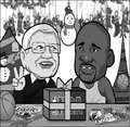 漫画体坛：NBA给球迷送上最好的圣诞礼物