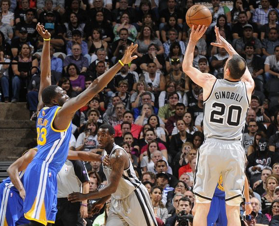 马努3分准绝杀库里44+11 马刺双加时擒勇士