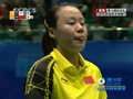 视频：羽球混双半决赛 第2局中国组合连下5球