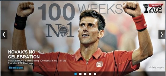 世界第一周数达100!小德成就ATP史上第9人