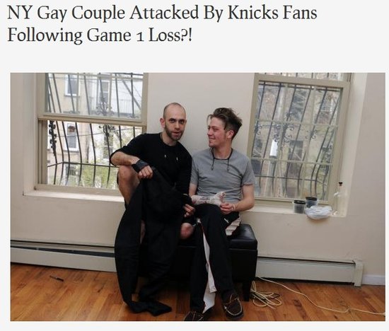 曝尼克斯球迷暴打同性恋 嫌疑人身穿甜瓜球衣
