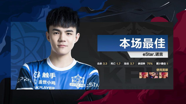 KPL秋季赛:eStar2-1击败YTG 路西法关羽难救主