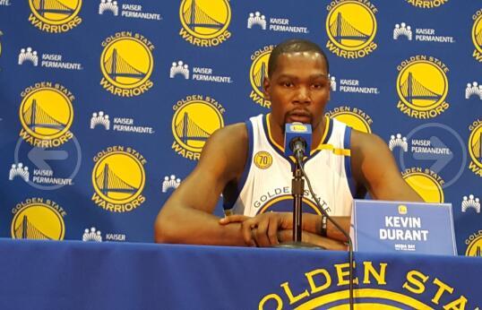 一哥赞杜兰特是怪兽:他能弥补勇士所有漏洞