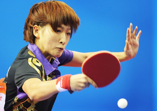 刘诗雯爆冷丢第一分 中国女团逆转韩国进决赛