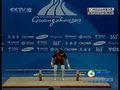 视频：举重赛场韩选手第一举挑战95公斤失败