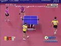 视频：乒球混双决赛 中国组合赢得第四局