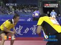 视频：乒乓球男子双打 许昕大力抽球5-4领先