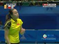 视频：羽球混双半决赛 赵芸蕾回球出界12-13