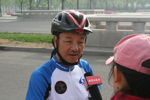 京骑沪动活动北京启程 两岸车友倡导环保