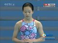 视频：跳水女子1米板 韩国选手向内翻腾50.40