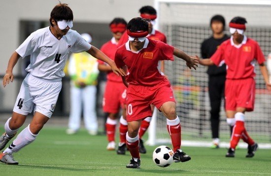 亚残盲人足球:中国5-0泰国 提前锁定决赛权