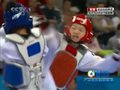 视频：跆拳道女子49公斤级 中国选手下劈得分