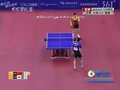视频：乒乓球男团 李廷祐疲于防守马龙领先