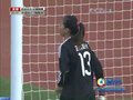 视频：女足铜牌比赛 扑出对手左侧小角度射门