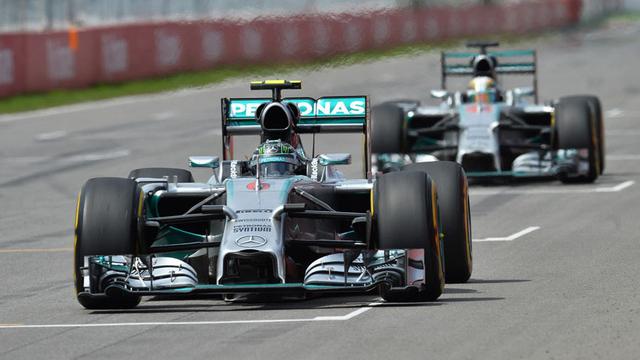 F1车队积分榜:梅奔114分居榜首 法拉利次席