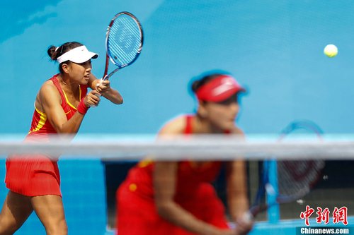 网球女团1/4决赛中国胜吉尔吉斯斯坦