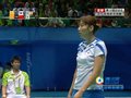 视频：羽球混双半决赛 韩国配合默契中国落后