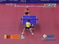 视频：乒球女单决赛 李晓霞连扳3局