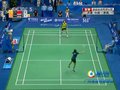 视频：羽球女团决赛 汪鑫回球失误 0-2