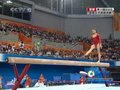 视频：体操女团决赛 眭禄平衡木得15.300高分