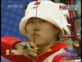 视频：射箭女团决赛 9箭后中韩两队战成83-83