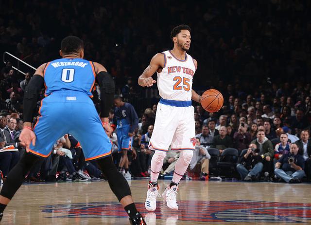 罗斯火拼韦少创得分新高 这样的他已好久不见