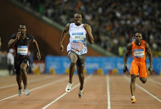 钻石赛博尔特百米破纪录 创今年世界最好成绩