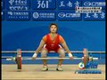 视频：女子58公斤级抓举 泰国选手顺利完成