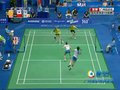 视频：羽球混双1/4决赛 韩国组合11-10领先